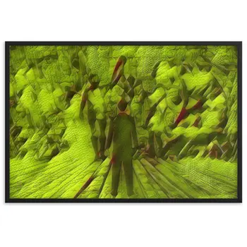 I SAW MY ENTIRE LIFE PASS THROUGH YOUR EYES Velvet Edition Framed Poster