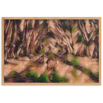 LOVE IS WHEN YOU CAN SEE WITHIN ME A.K Velvet Edition Framed Poster