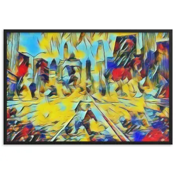 YOU ARE THE RHYTHM THAT STILL DANCES WITHIN ME Velvet Framed Poster
