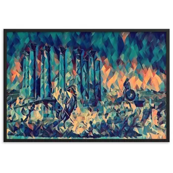 WHEN ALEXANDER THE GREAT ENTERED EPHESUS V2 Superior Framed Poster