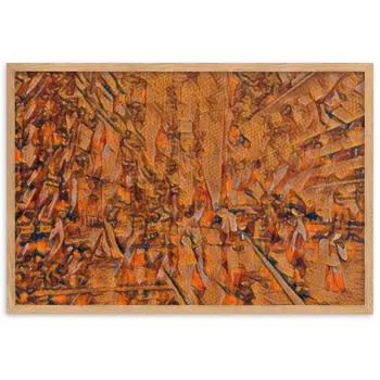 WHEN YOUR KISS WATERED ALL MY SENSES Velvet Edition Framed Poster