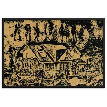 I WAS WAITING FOR YOU IN THE DREAM YOU HAD SEEN Special Edition Framed Poster