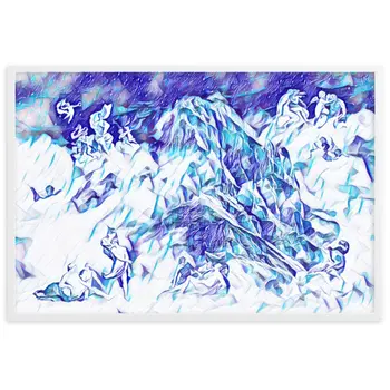 AN EVENING ON OLYMPOS V2 Superior Framed Poster