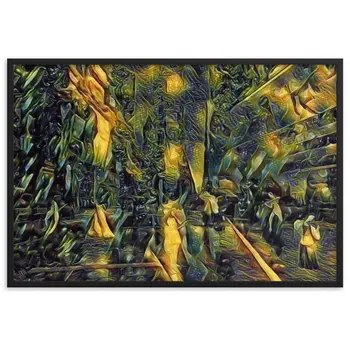 WHEN YOUR KISS WATERED ALL MY SENSES Velvet Edition Framed Poster