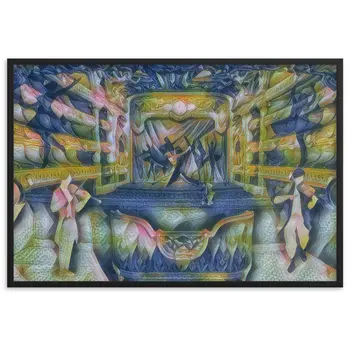 WHEN YOUR SENSES DANCE WITH MY MOMENTS JL.AK Velvet Edition Framed Poster