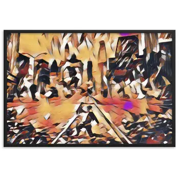 YOU ARE THE RHYTHM THAT STILL DANCES WITHIN ME Velvet Framed Poster