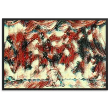 YOU WERE ALWAYS THE POEM I WANTED TO WRITE J.L Velvet Edition Framed Poster