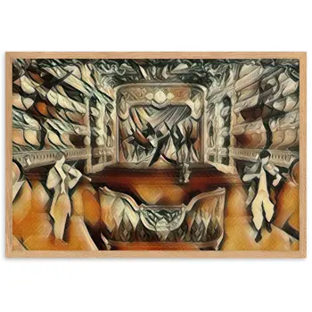 WHEN YOUR SENSES DANCE WITH MY MOMENTS JL.AK Velvet Edition Framed Poster