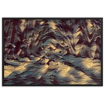 LOVE IS WHEN YOU CAN SEE WITHIN ME A.K PREMIUM Framed Poster