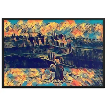 SEEING THE DAWN THROUGH THE DREAM SUPERIOR Framed Poster