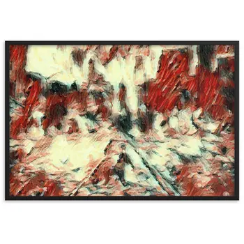 YOU ARE THE RHYTHM THAT STILL DANCES WITHIN ME Velvet Framed Poster