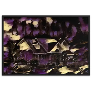 I WAS WAITING FOR YOU IN THE DREAM YOU HAD SEEN Special Edition Framed Poster