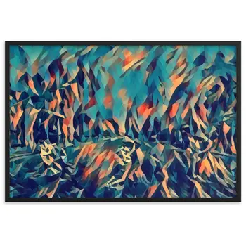 DANCE ME LIKE THE RAIN THAT BURNING OUT THE FIRE AROUND ME Framed Poster