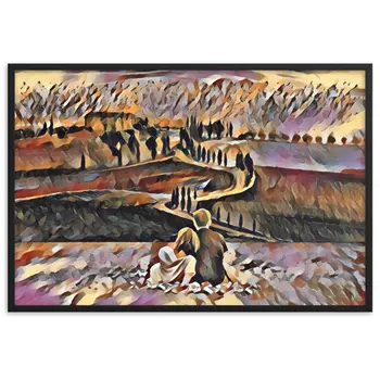 SEEING THE DAWN THROUGH THE DREAM SUPERIOR Framed Poster