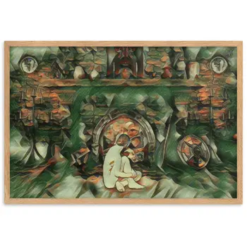 HESTIA Velvet Edition Framed Poster