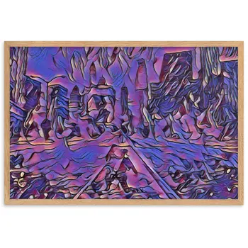 YOU ARE THE RHYTHM THAT STILL DANCES WITHIN ME Velvet Framed Poster