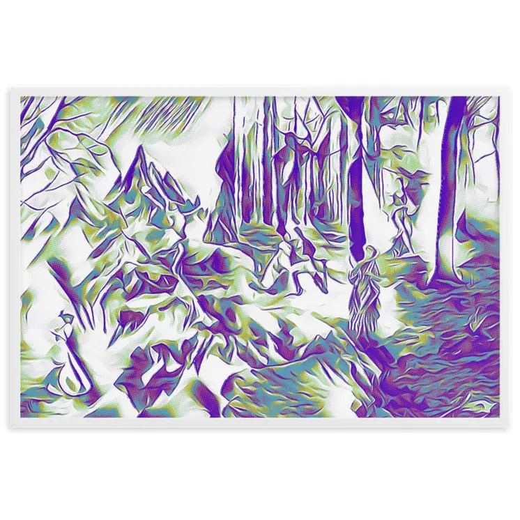 AMONG THE FOUR SEASONS YOU ARE THE FIFTH SENSE Superior Framed Poster