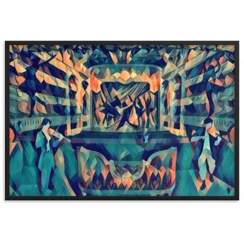 WHEN YOUR SENSES DANCE WITH MY MOMENTS Superior Edition Framed Poster