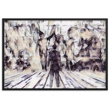 I SAW MY ENTIRE LIFE PASS THROUGH YOUR EYES Special Edition Framed Poster