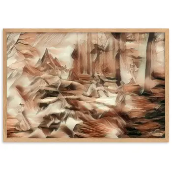 AMONG THE FOUR SEASONS YOU ARE THE FIFTH SENSE PREMIUM Framed Poster