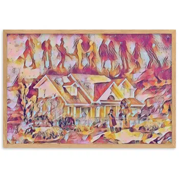 I WAS WAITING FOR YOU IN THE DREAM YOU HAD SEEN Special Edition Framed Poster