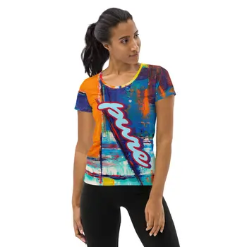 PURE LOVE Women's Athletic T-shirt by Gianneli
