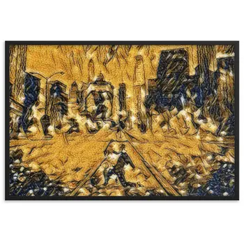 YOU ARE THE RHYTHM THAT STILL DANCES WITHIN ME SUPERIOR Framed Poster