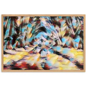 LOVE IS WHEN YOU CAN SEE WITHIN ME A.K PREMIUM Framed Poster