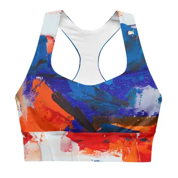 Gianneli Colours Longline Sports Bra