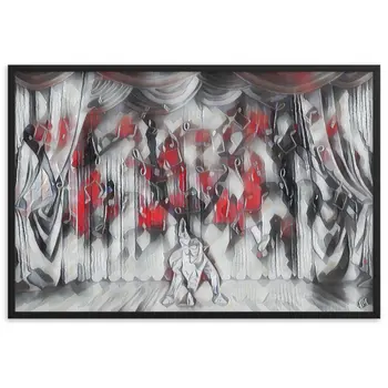 YOU WERE ALWAYS THE POEM I WANTED TO WRITE J.L Velvet Edition Framed Poster