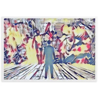 I SAW MY ENTIRE LIFE PASS THROUGH YOUR EYES Superior Framed Poster