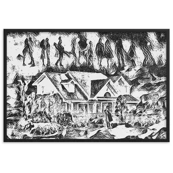 I WAS WAITING FOR YOU IN THE DREAM YOU HAD SEEN Special Edition Framed Poster