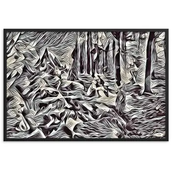 AMONG THE FOUR SEASONS YOU ARE THE FIFTH SENSE TALE Framed Poster