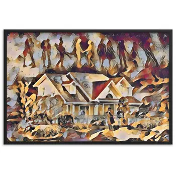 I WAS WAITING FOR YOU IN THE DREAM YOU HAD SEEN Special Edition Framed Poster