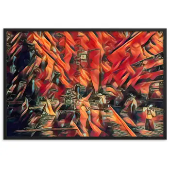 WHEN YOUR KISS WATERED ALL MY SENSES PREMIUM Framed Poster