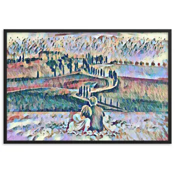 SEEING THE DAWN THROUGH THE DREAM SUPERIOR Framed Poster