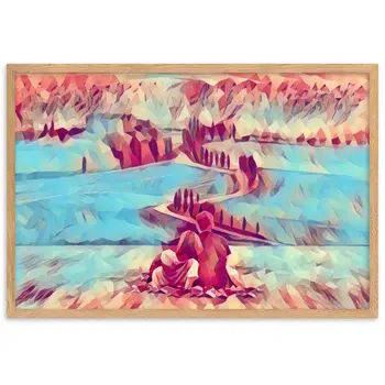 SEEING THE DAWN THROUGH THE DREAM SUPERIOR Framed Poster