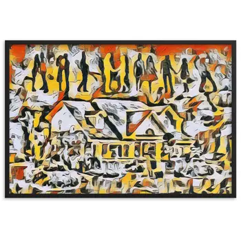 I WAS WAITING FOR YOU IN THE DREAM YOU HAD SEEN Special Edition Framed Poster