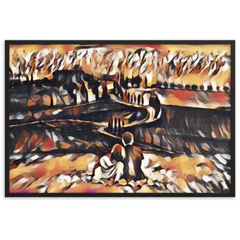 SEEING THE DAWN THROUGH THE DREAM SUPERIOR Framed Poster