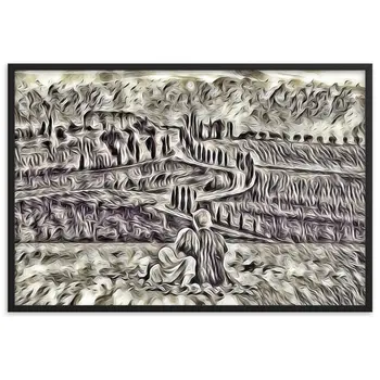 SEEING THE DAWN THROUGH THE DREAM SUPERIOR Framed Poster