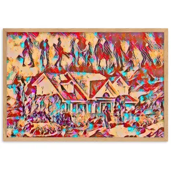 I WAS WAITING FOR YOU IN THE DREAM YOU HAD SEEN Special Edition Framed Poster
