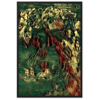 WHEN POSEIDON ASKED THE WAVES TO DANCE PREMIUM Framed Poster