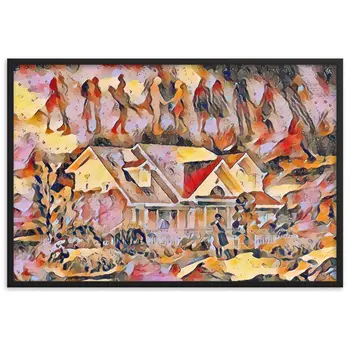 I WAS WAITING FOR YOU IN THE DREAM YOU HAD SEEN Special Edition Framed Poster