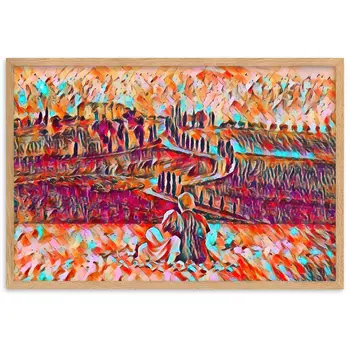 SEEING THE DAWN THROUGH THE DREAM SUPERIOR Framed Poster