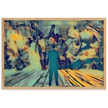 I SAW MY ENTIRE LIFE PASS THROUGH YOUR EYES Superior Framed Poster