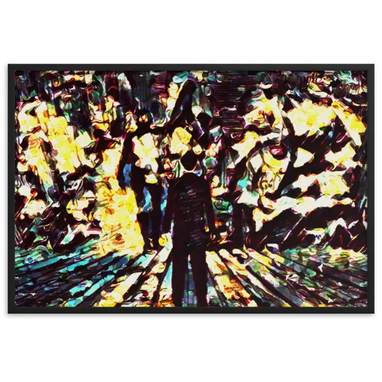 I SAW MY ENTIRE LIFE PASS THROUGH YOUR EYES TALE Framed Poster