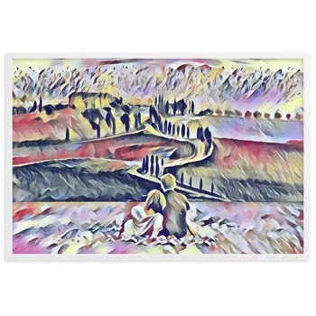 SEEING THE DAWN THROUGH THE DREAM SUPERIOR Framed Poster