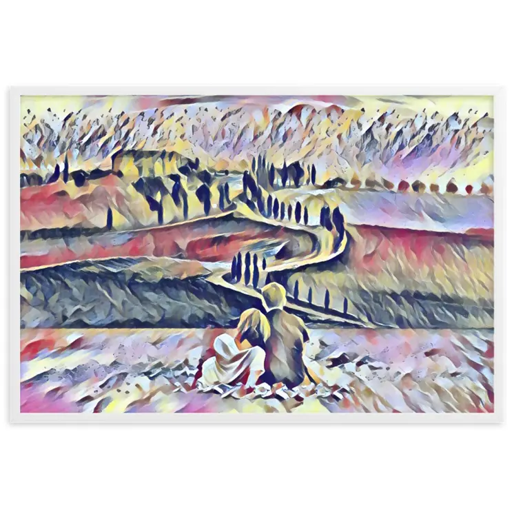 SEEING THE DAWN THROUGH THE DREAM SUPERIOR Framed Poster