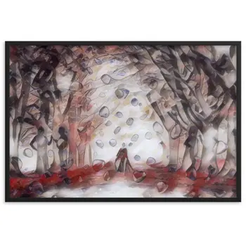 TO SEE MY HEART YOU MUST FIRST DIVE INTO MY TRUTH J.L PREMIUM Framed Poster