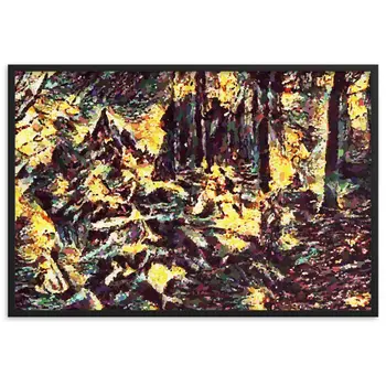 AMONG THE FOUR SEASONS YOU ARE THE FIFTH SENSE TALE Framed Poster